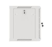 Lanberg Rack - Armario de Pared (19", 9 U/600 x 450, Puerta de Metal), Color Gris