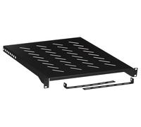 Lanberg - Rack Cabinets Lanberg Fixed Shelf 19'' 800mm, 1U/483x500mm, MAX Load Capacity up to 25kg Black