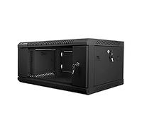 Lanberg Rack Wandschrank 48,30cm (19") 4u/600x450 Glast?r Schwarz (wf01-6404-10b)