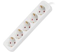 Regleta lanberg 5 tomas schuko blanca 1.5m