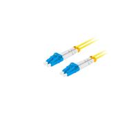 Lanberg SM LC/UPC-LC/UPC DUPLEX 3.0mm LSZH G657A1 5m Amarillo Cable de conexión de fibra óptica