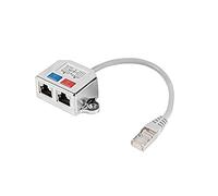 Lanberg Splitter LAN RJ45 A 2XRJ45 FTP AD-0026-S TRANSMISIÓN BIDIRECCIONAL A MÁXIMA Velocidad