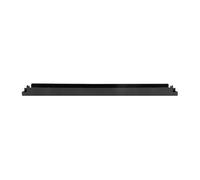 Lanberg Tapa ciega 19" 1U ignífuga, Color Negro