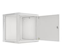 Lanberg wall mount cabinet 19inch 12u 600x600 steel doors grey flat pa