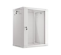 ARMARIO LANBERG MURAL RACK 19" 15U 600X450 FLAT PACK V2 PUERTA CRISTAL GRIS