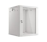 ARMARIO LANBERG MURAL RACK 19" 15U 600X600 FLAT PACK GRIS PUERTA CRISTAL