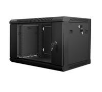 ARMARIO RACK LANBERG 6U 600X450X368 AUTO ENSAMBLADO 19" HASTA 60 KG NEGRO