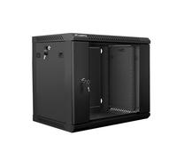 Lanberg WF01-6409-10B étagère 9U Rack monté Sur le mur Noir