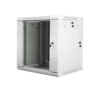 Lanberg Rack mural doble 19'' en kit 12U 600x600 mm Gris