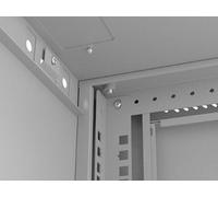 Armario lanberg mural rack 19' 9u 540x350 flat pack gris puerta crista