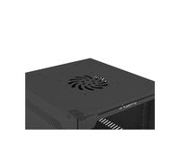 ARMARIO LANBERG MURAL RACK 10" 4U/280X310 FLAT PACK NEGRO PUERTA CRISTAL