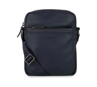 Lancaster- Bolso bandolera con cremallera de piel de vaca- Bags- Hombre- Azul- ONE SIZE- Bolso bandolera con cremallera de piel de vaca