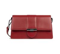 Lancaster- Bolso Bandolera con Solapa y Cierre Metálico- Bags- Mujer- Rojo- ONE SIZE- Bolso Bandolera con Solapa y Cierre Metálico