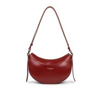 Lancaster - Bolso bandolera de cuero rojo con cremallera - Bags - Mujer - Rojo - ONE SIZE -