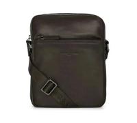 Lancaster - Bolso bandolera de cuero vintage - Bags - Hombre - Negro - ONE SIZE -