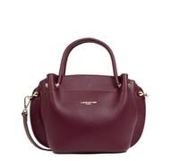 Lancaster - Bolso de mano doble, Burdeos en oro pálido, Talla única