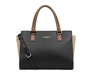 Lancaster - Bolso de Mano M Liso con Cremallera - Bags - Mujer - Negro - ONE SIZE -