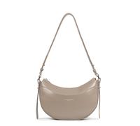 Lancaster Bolso de piel en forma de media luna con cremallera, SUAVE ACE. Color Beige