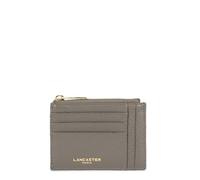 Lancaster | Dune - Tarjetero de piel de vaca granulada elefante