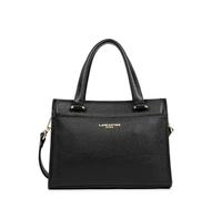 LANCASTER | Foulonné Double - Bolso pequeño Piel de vaca granulada negro - In - Nude
