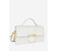 LANCASTER Paris Bolso de mano 'Lancaster Sac baguette A rabat avec fermoir M Croco Ily Ecru' beige One Size beige