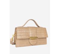LANCASTER Paris Bolso de mano 'Lancaster Sac baguette A rabat avec fermoir M Croco Ily Naturel' beige One Size beige