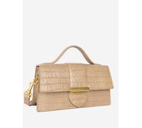 LANCASTER Paris Bolso de mano 'Lancaster Sac baguette A rabat avec fermoir M Croco Ily Naturel' beige One Size EUR