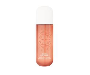 Lancaster Riviera Peach Party bruma perfumada para el cuerpo y el cabello - perfume para mujer afrutada - con acorde de melocotón, lirio de los valles y sándalo