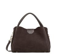 Lancaster Sac à main Aimantée M Suède Ida Marron, Marron, Taille unique