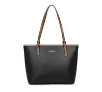 Lancaster - Sac cabas épaule Zippée M Smooth - Bags - Mujer - Negro - ONE SIZE -