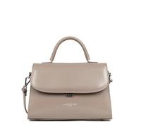 LANCASTER | Suave Even - Bolso de mano de piel de vaca liso de guijarro oscuro