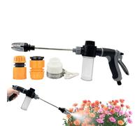 Lance Pour Tuyau De Nettoyeur Haute Pression - Pulvérisateur Réglable | Lavage Auto Et Arrosage Pelouse | Embout Haute Pressions Pours Nettoyage Jardin Terrasse Allée Véhicule