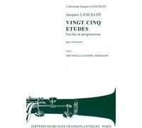LANCELOT - Estudios Faciles y Progresivos (25) al Estilo de Grunwald, Kayser y Hermann para Clarinete
