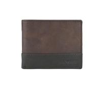 LANCETTI Cartera de Hombre de Piel Auténtica, Slim Pequeña con Monedero y Caja