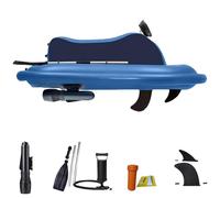 Lancha eléctrica de verano, moto acuática eléctrica subacuática, batería de 10000 mAh con motor de 500 W y remo, velocidad de 2 a 6 km/h, duración de la batería de 30 a 60 min, equipo de buceo
