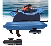 Lancha Eléctrica Inflable 2025 - Moto Acuática Subacuática Eléctrica, Lancha Eléctrica De Verano con Motor De 500 W Y Remos, Batería De 10 000 Mah, 3-7 Km/H, para Piscina/Mar Boat+Thrusters