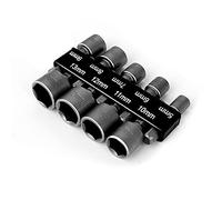 Lanchoo Juego de llaves de vaso de 5-13 mm, adaptador de 20 unidades, hexágono para taladro o atornillador inalámbrico