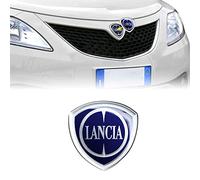 Lancia 21264 3D Sticker Logo Oficial para Ypsilon, Delantero, Color, mm 58 x 60