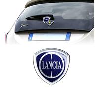 Lancia 21265 3D Sticker Logo Oficial para Ypsilon, Trasero, Color, mm 71 x 73