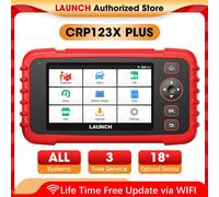 LANCIO CRP123X Plus OBD2 escáner lector de código DIY herramienta de diagnóstico de coche Autoscanner escaneo automotriz Diagnost automático OBD actualización gratuita Global Version