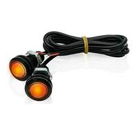 LanCo Eagle Eye Lights, 2 piezas 12V 9W 110 Lm 8000-10000K Coche Motocicleta LED Eagle Eye Luces de circulación diurna DRL Luz trasera Lámpara de marcha atrás Rojo
