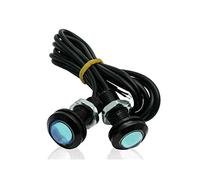 LanCo Eagle Eye Lights, 2 piezas 12V 9W 110 Lm 8000 -10000K Coche Motocicleta LED Eagle Eye Luces de circulación diurna DRL Luz trasera Lámpara de marcha atrás Azul