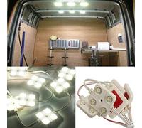 LANCO Módulos LED, Luz Interior de Coche de 12 V, Lámpara de Lectura para Furgoneta, Barco, Caravana con 40 Luces LED, Longitud 164 cm, Superbrillante