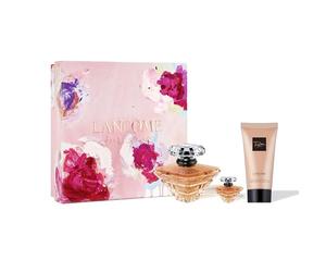 Lancôme, Trésor - Juego de regalo de fragancia, para momentos apreciados, con rosa, melocotón y vainilla, con EDP de 30 ml, EDP 7,5 ml y loción corporal de 50 ml