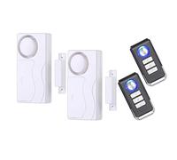 Lancoon Alarma De Puerta con Paquete De 2 Mandos A Distancia, Ventana De Seguridad Inalámbrica para El Hogar, Sensor Magnético Abierto, Alerta Antirrobo para La Seguridad del Garaje del Hogar