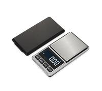 Lancoon Digital Precision Gram Scale 200g x 0.01g Mini Pocket Scale Portable Electronic Weight Jewelry Scales Tare Auto Off Stainless Steel White Backlit Display