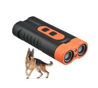 Lancoon Dispositivo Antiladridos con Ultrasonidos Repelente de Perros Linterna Portátil Doble Cabezal Recargable Entrenamiento del Comportamiento Larga Duración para Perros Interior Exterior