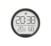 Lancoon LCD Digital Pequeño Reloj con Temperatura y Humedad Termohigrómetro Diseño Magnético Colgante de Sobremesa 3 Tipos de Colocación 12/24 Horas Calendario para Casa Cocina Oficina