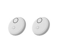 Lancoon Pack 2 Sensor Vibración Puerta Ventana 130dB Sensibilidad Ajustable Alarma Seguridad Almacén para Hogar Oficina