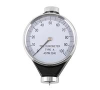 Lancoon Probador de Dureza de Goma, Durómetro Neumáticos Shore Tipo A con Dial Grande Puntero 0-100HA Durable Práctico Pantalla Analógica para Cuero Cera Poli Grasa